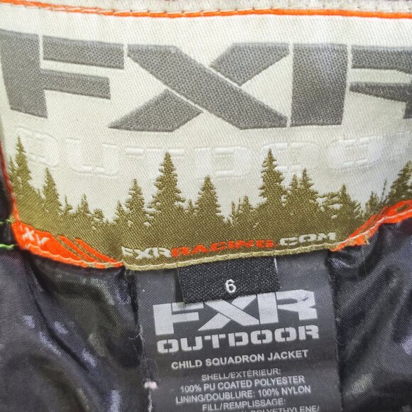 FXR Outdoor Child Squadron Jacket size 6 purple with outdoor design - Picture 6 of 13